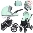 Kép 6/7 - Babakocsi - Kunert Mila Premium Class 3in1 - Menta pöttyös
