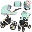 Kép 7/7 - Babakocsi - Kunert Mila Premium Class 3in1 - Menta pöttyös