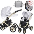 Kép 8/8 - Babakocsi - Kunert Mila Premium Class 3in1 - Szürke indás