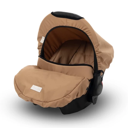 Babahordozó autós ülés 0-10 kg-ig - Berry Baby -  mogyoró