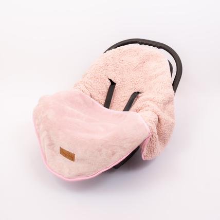 Babahordozó takaró - Berry Baby univerzális termék - púder rózsaszín