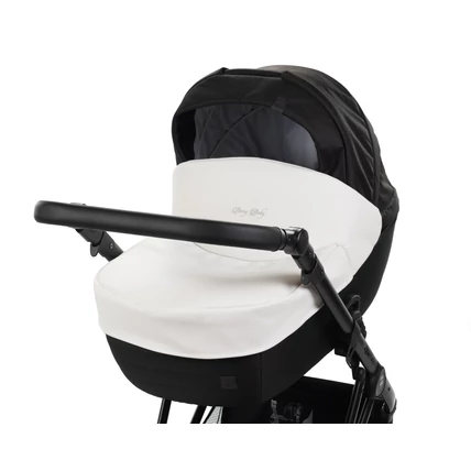 Babakocsi lábzsák - univerzális Berry Baby termék - fehér eco bőr