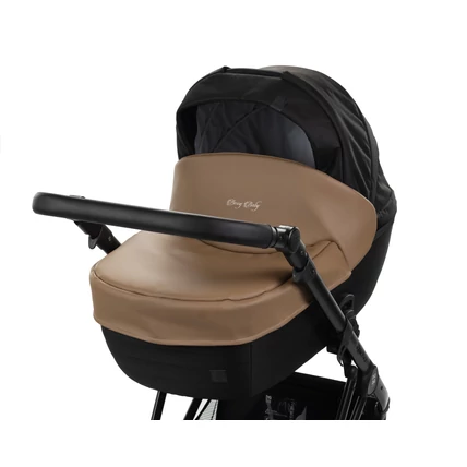 Babakocsi lábzsák - univerzális Berry Baby termék - bézs eco bőr