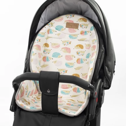 Babakocsi alátét - Berry Baby Zizi - pamut - sünis