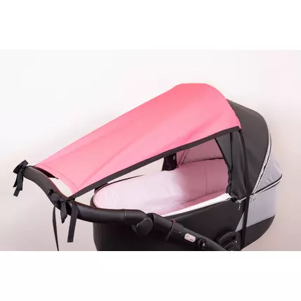 Babakocsi vitorla - univerzális Berry Baby termék - rózsaszín
