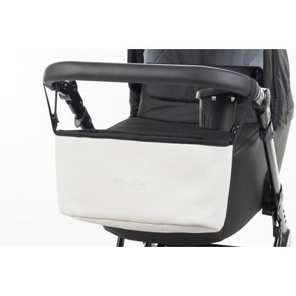 Babakocsira rögzíthető tároló táska és rendező - Berry Baby Comfort - fehér eco