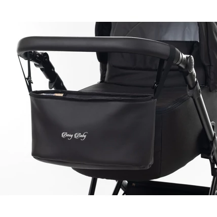 Babakocsira rögzíthető tároló táska és rendező - Berry Baby Comfort - fekete eco