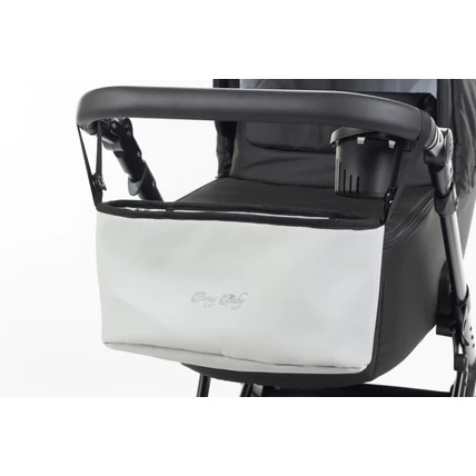 Babakocsira rögzíthető tároló táska és rendező - Berry Baby Comfort - szürke eco