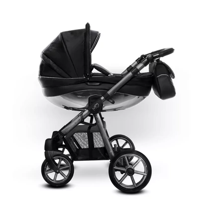 BabyActive alumínium vázas babakocsi: Mommy Glossy - Space Gray Black
