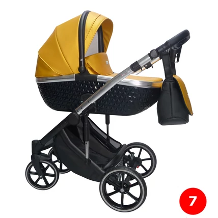 Berry Baby Sojan Xsara multifunkciós babakocsi: sárga-fekete