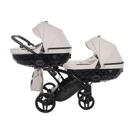 Ikerbabakocsi szürke színben - Junama Diamond Basic DUO SLIM