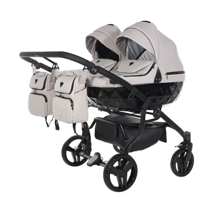 Junama többfunkciós ikerbabakocsi - DIAMOND BASIC DUO - 05 szürke