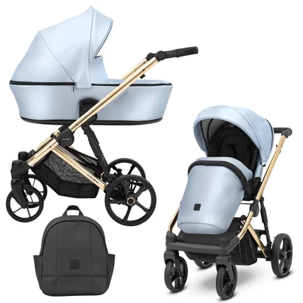 Kunert Arizo Premium alumínium vázas 2in1 babakocsi: Blue ECO