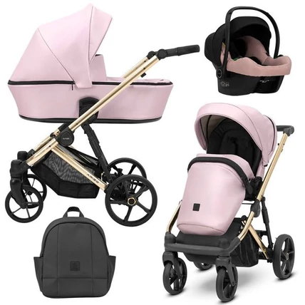Kunert Arizo Premium alumínium vázas multifunkciós babakocsi: Pink Eco