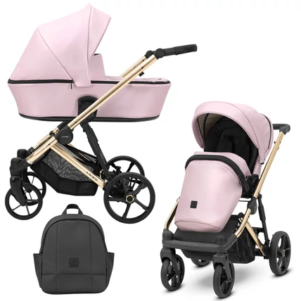 Kunert Arizo Premium alumínium vázas 2in1 babakocsi: Pink ECO