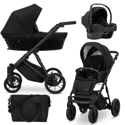 Multifunkciós babakocsi - Kunert Ivento 3in1 - 12 Deep Black