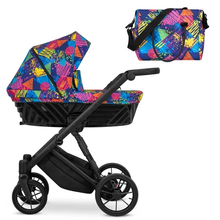 Kunert Ivento alumínium vázas mély babakocsi: Colors Impresion
